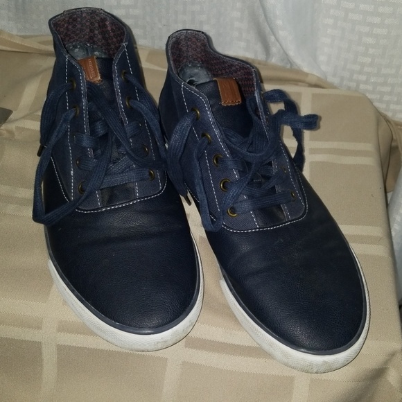 Men's Ben Sherman canvas and leather size 10 shoe - Picture 1 of 5